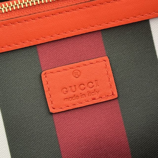 GG original canvas emblem medium tote bag 815213 orange