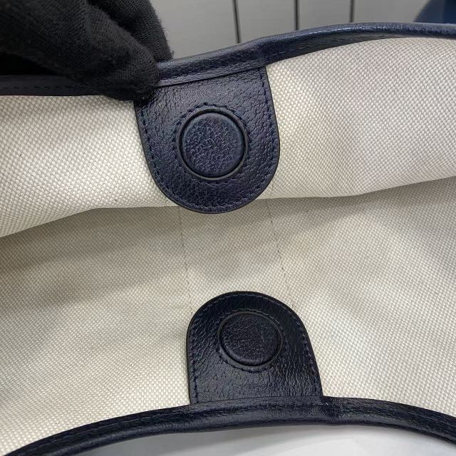 GG original denim giglio large tote bag 853971 blue