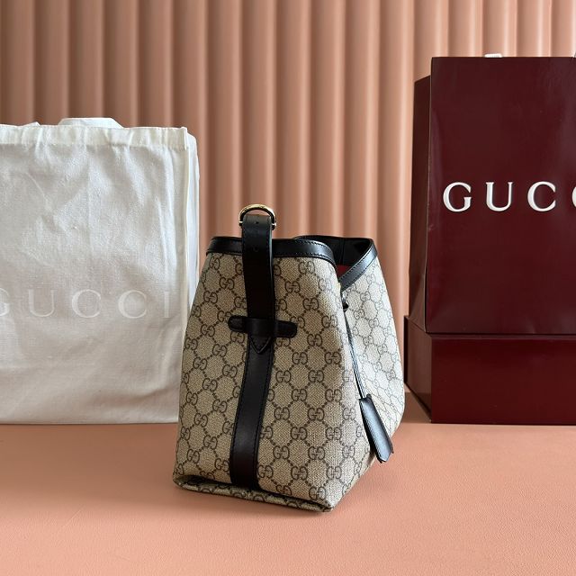 GG original fabric medium padlock shoulder bag 839021 black