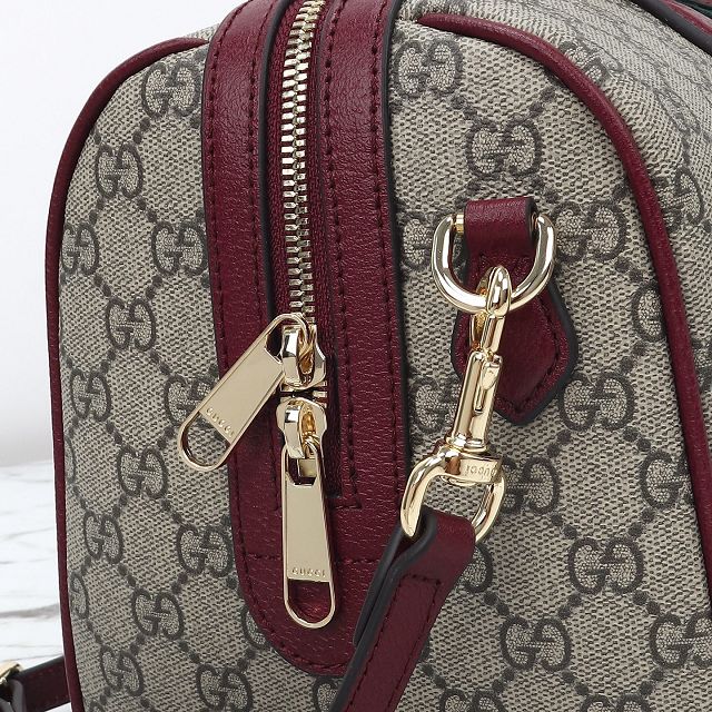 GG original fabric ophidia large boston bag 836824 bordeaux