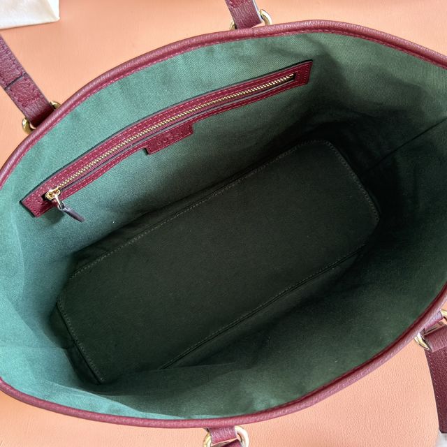 GG original fabric ophidia medium tote bag 836849 bordeaux