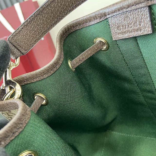 GG original fabric ophidia small bucket bag 836825 brown