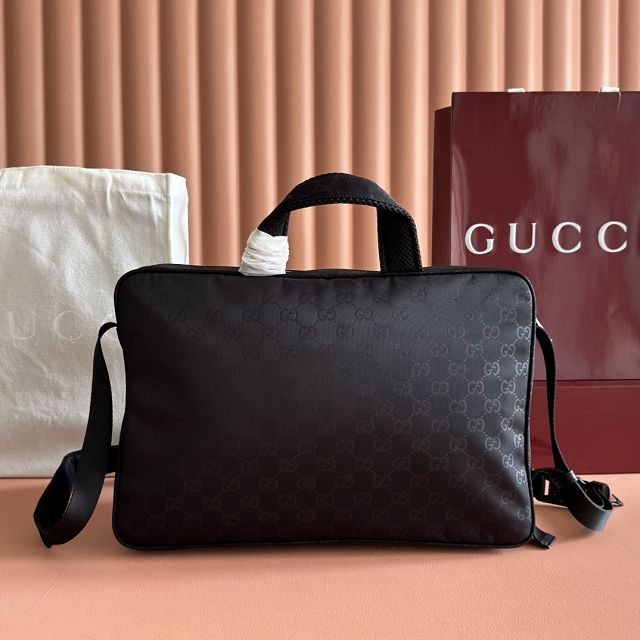 GG original nylon nexus medium crossbody bag 834474 black