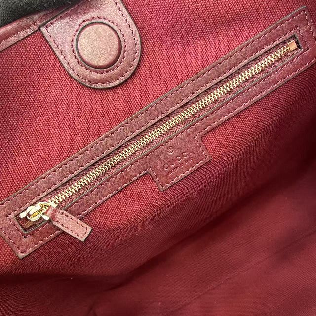 GG original calfskin emblem medium shoulder bag 847452 bordeaux