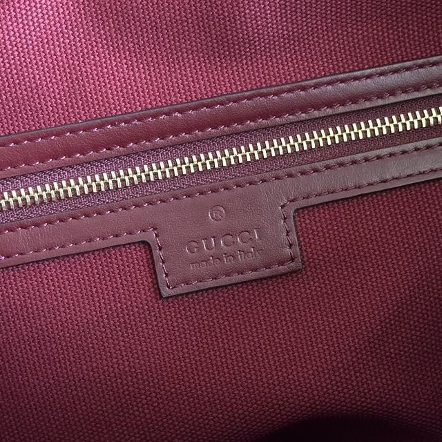 GG original calfskin emblem small shoulder bag 848881 bordeaux