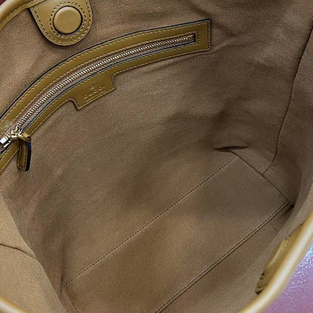 GG original calfskin emblem small shoulder bag 848881 brown