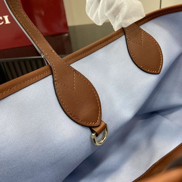 GG original denim totissima tote bag 837198 blue