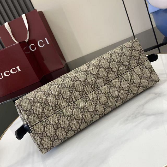 GG original fabric emblem medium shoulder bag 847449 black