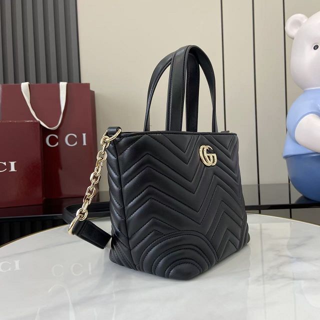 GG original lambskin betty small tote bag 847386 black