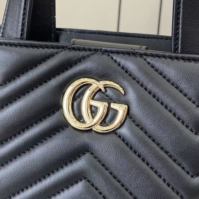 GG original lambskin betty small tote bag 847386 black