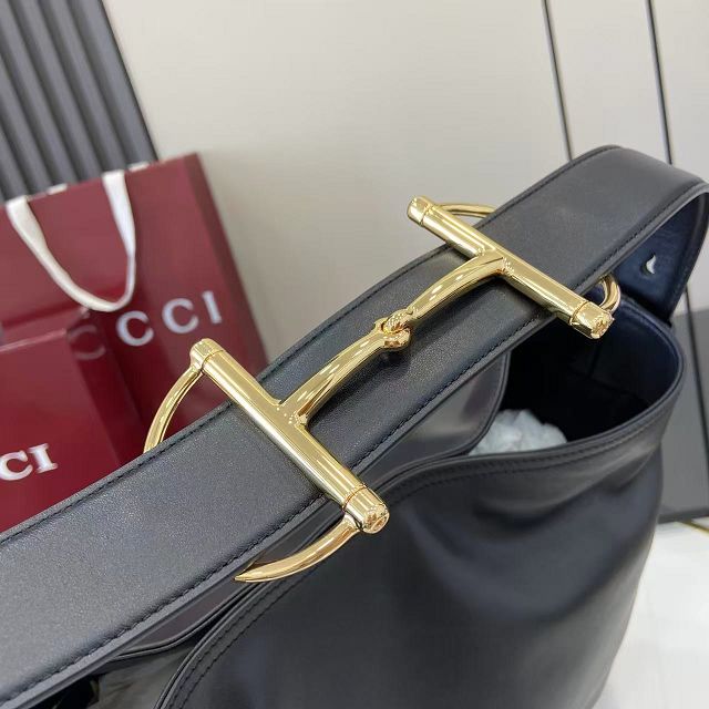 GG original calfskin beatrix medium tote bag 850926 black