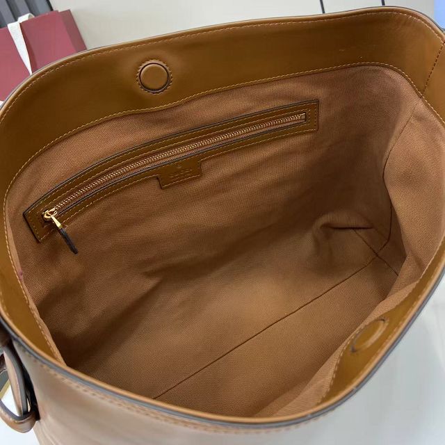 GG original calfskin beatrix medium tote bag 850926 brown