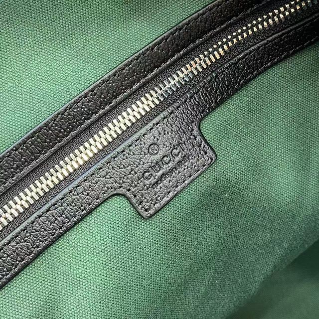 GG original calfskin savoy medium duffle bag 834460 black