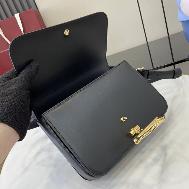 GG original calfskin siena small shoulder bag 846705 black