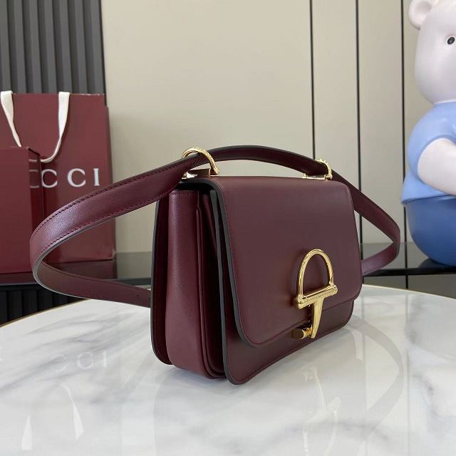 GG original calfskin siena small shoulder bag 846705 bordeaux