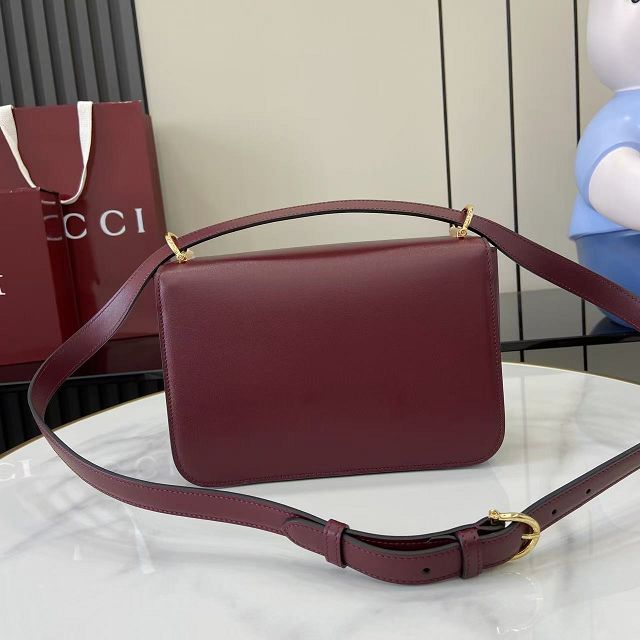 GG original calfskin siena small shoulder bag 846705 bordeaux