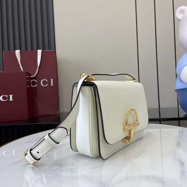 GG original calfskin siena small shoulder bag 846705 white