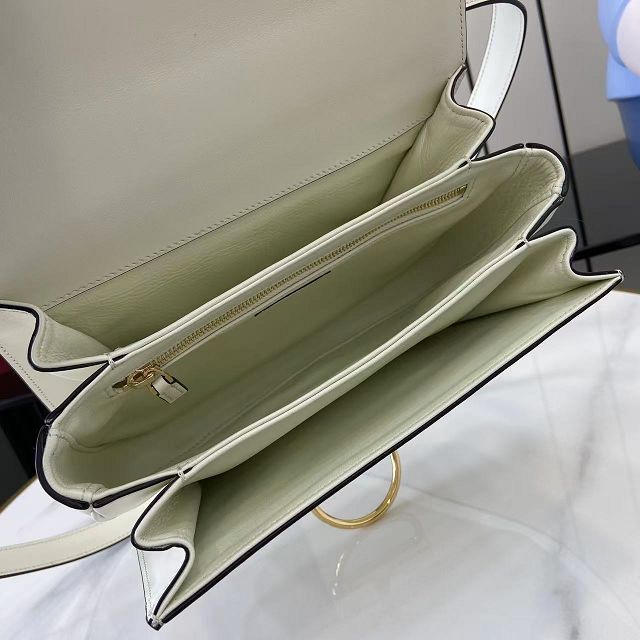 GG original calfskin siena small shoulder bag 846705 white