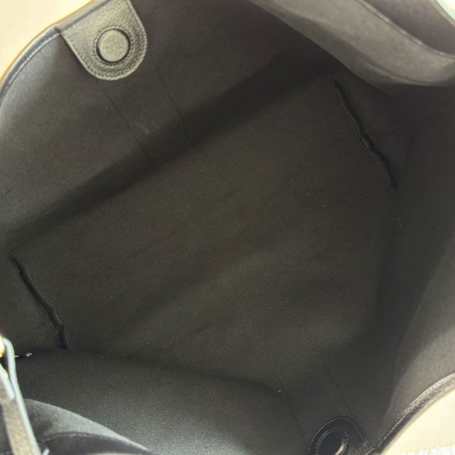 GG original denim giglio large tote bag 853971 black