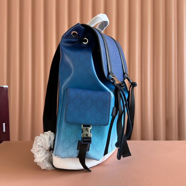 GG original fabric chroma large backpack 792080 blue