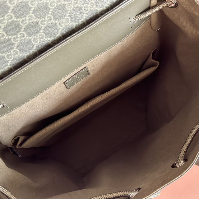 GG original fabric chroma large backpack 792080 green