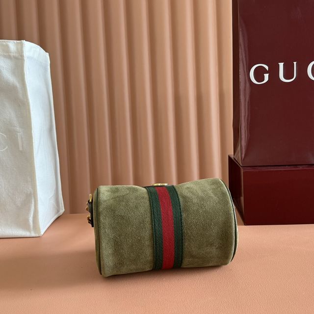 GG original suede ophidia mini bag 846869 green