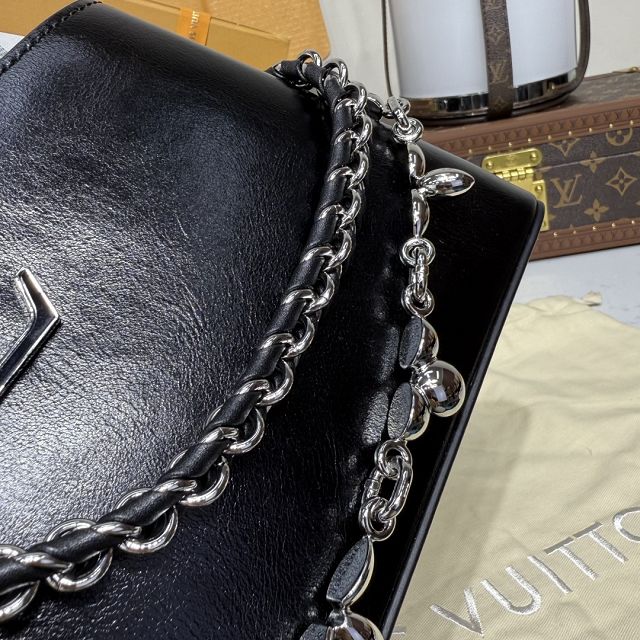 Louis vuitton original calfskin capucines east-west BB handbag M25492 black