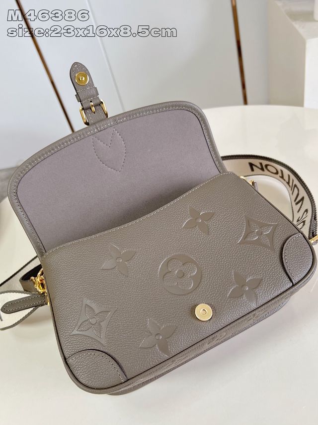 Louis vuitton original calfskin diane satchel M15049 smoke