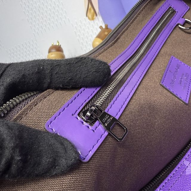 Louis vuitton original monogram canvas keepall 50 M41416 purple