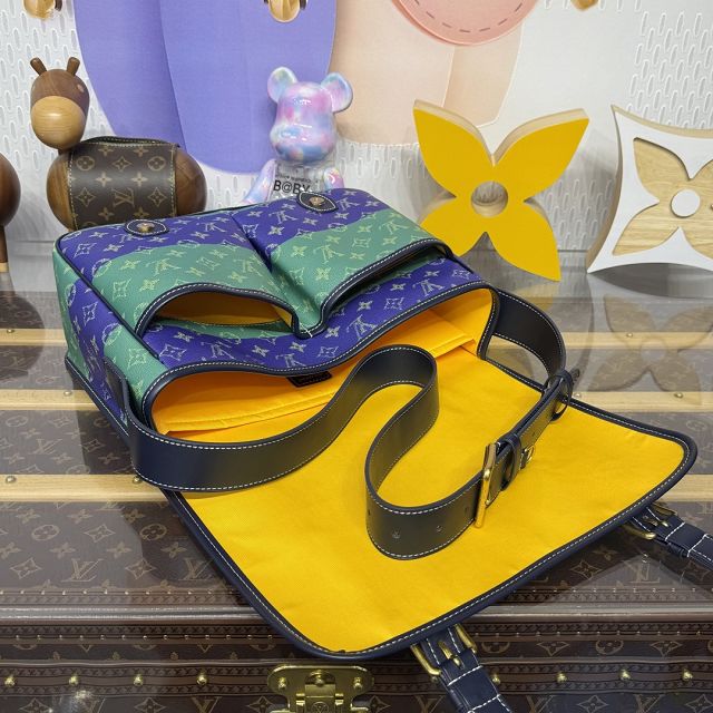 Louis vuitton original monogram canvas satchel messenger bag M15187