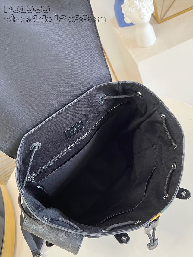 Louis vuitton original monogram eclipse christopher backpack MM P01959 
