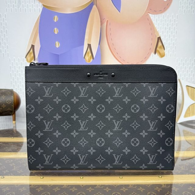 Louis vuitton original monogram eclipse pochette jour M82074