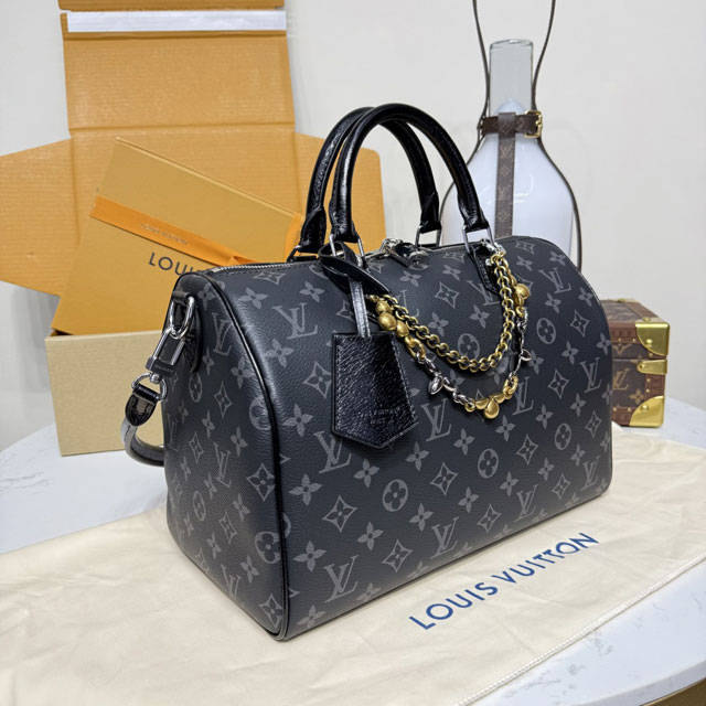 Louis vuitton original monogram eclipse speedy soft 30 M15102