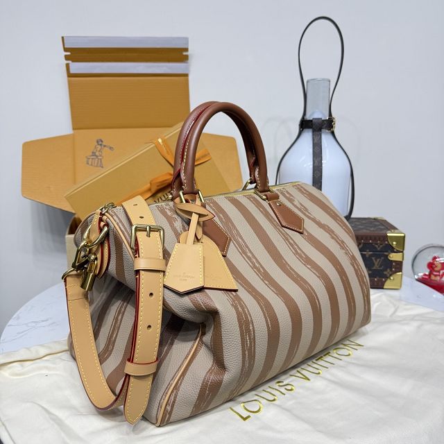 Louis vuitton original soft calfskin speedy P9 40 M24422 apricot