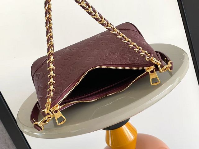 Louis vuitton original calfskin boulogne pm M12930 garnet