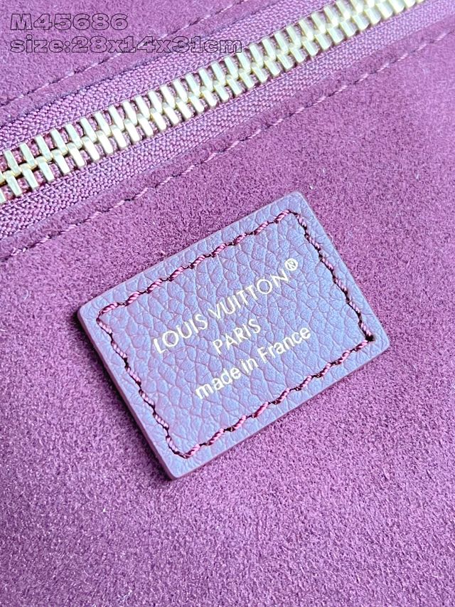 Louis vuitton original calfskin neverfull mm M25855 garnet