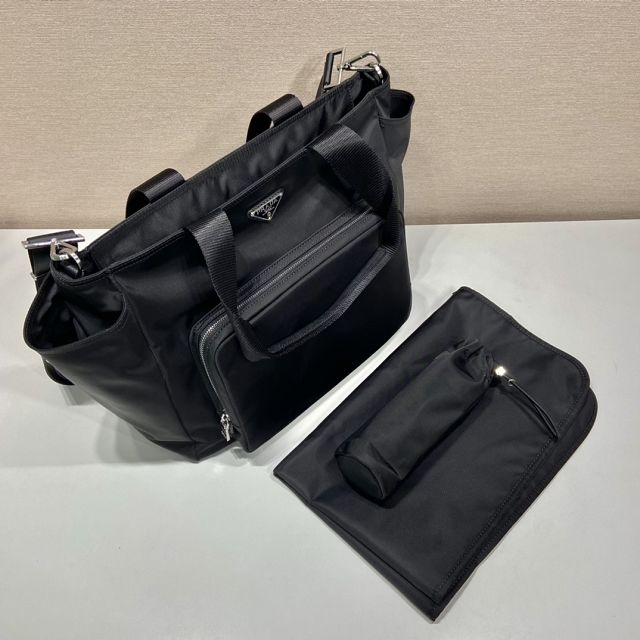 Prada original nylon baby bag 1BG102 black