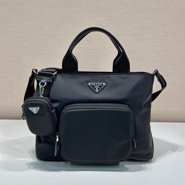 Prada original nylon handbag 1BG354 black