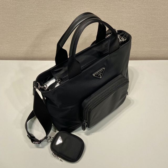 Prada original nylon handbag 1BG354 black
