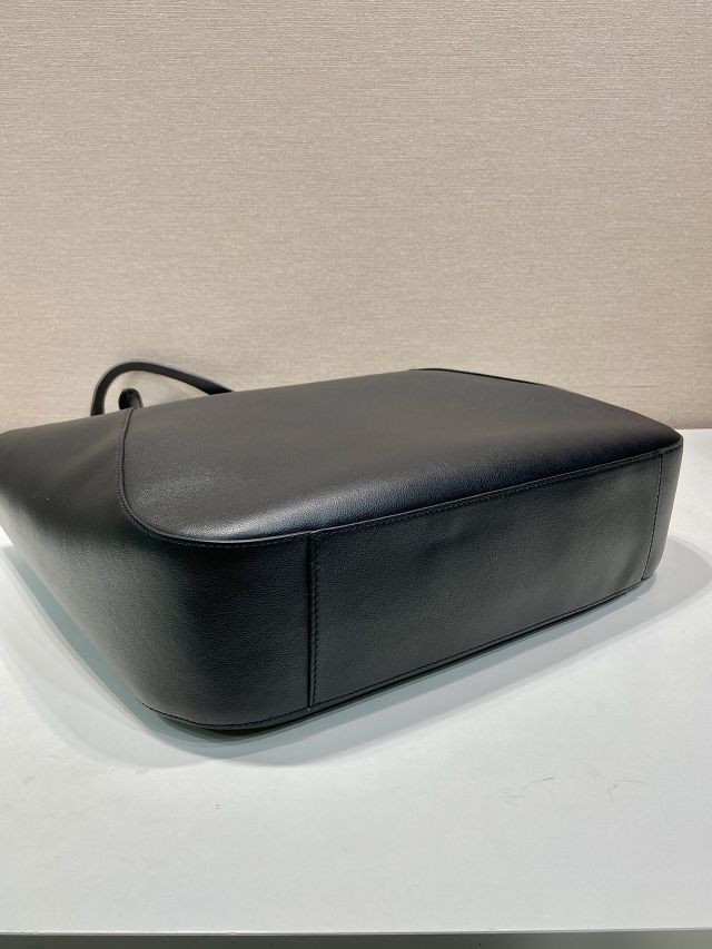 Prada original calfskin medium tote bag 1BG512 black