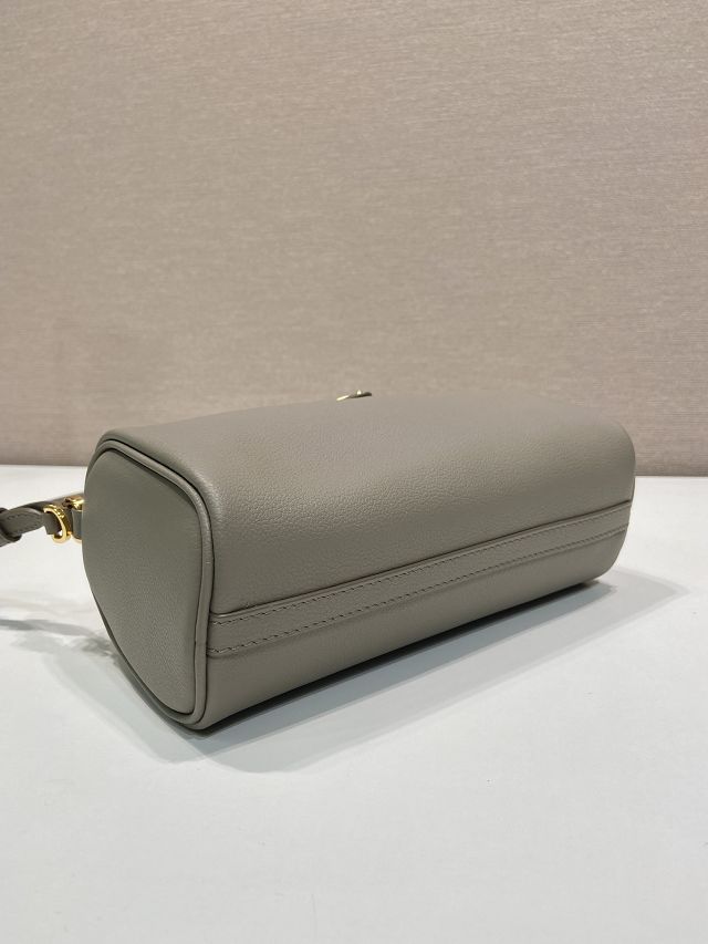 Prada original calfskin pouch 1BC239 grey