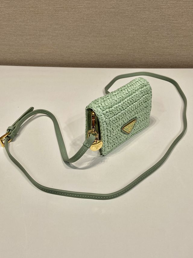 Prada original raffia mini shoulder bag 1MR024