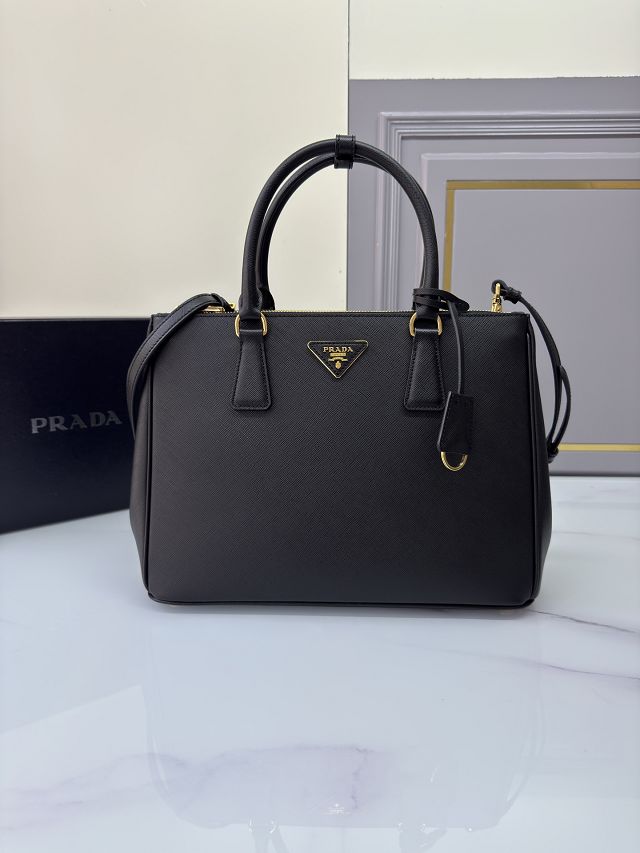 Prada original saffiano calfskin galleria large bag 1BA274 black
