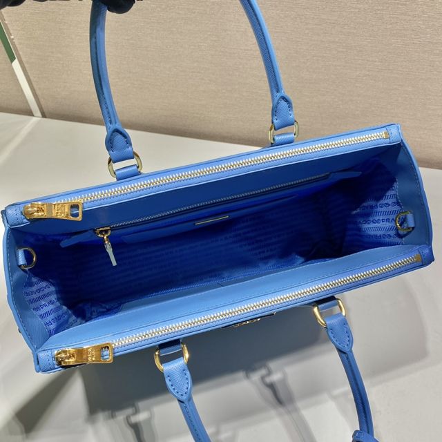 Prada original saffiano calfskin galleria large bag 1BA274 blue