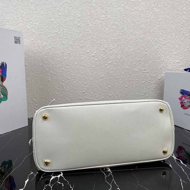 Prada original saffiano calfskin galleria large bag 1BA274 white