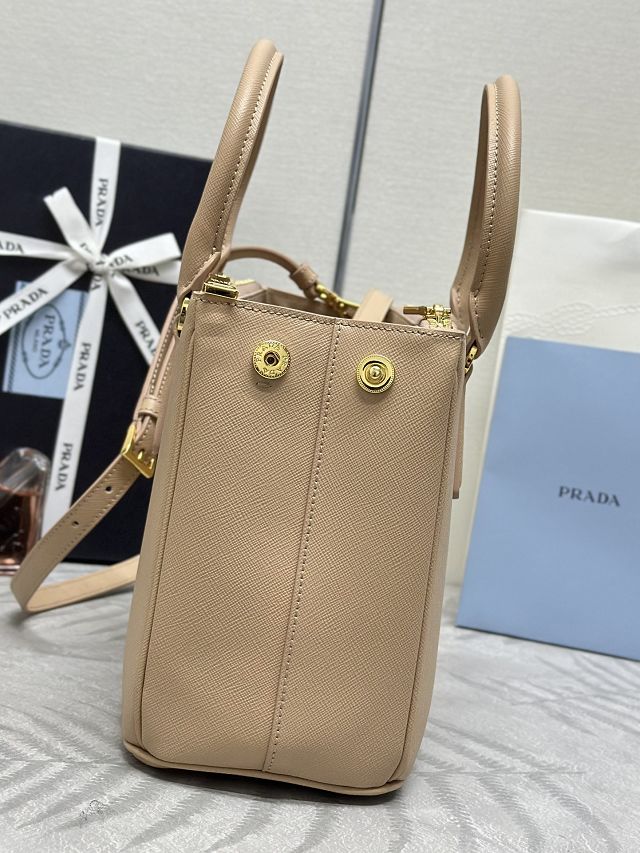 Prada original saffiano calfskin galleria medium bag 1BA863 apricot