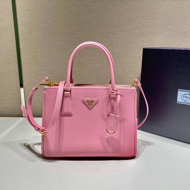 Prada original saffiano calfskin galleria medium bag 1BA863 pink