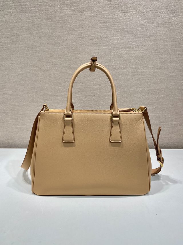Prada original soft calfskin galleria large bag 1BA274 apricot