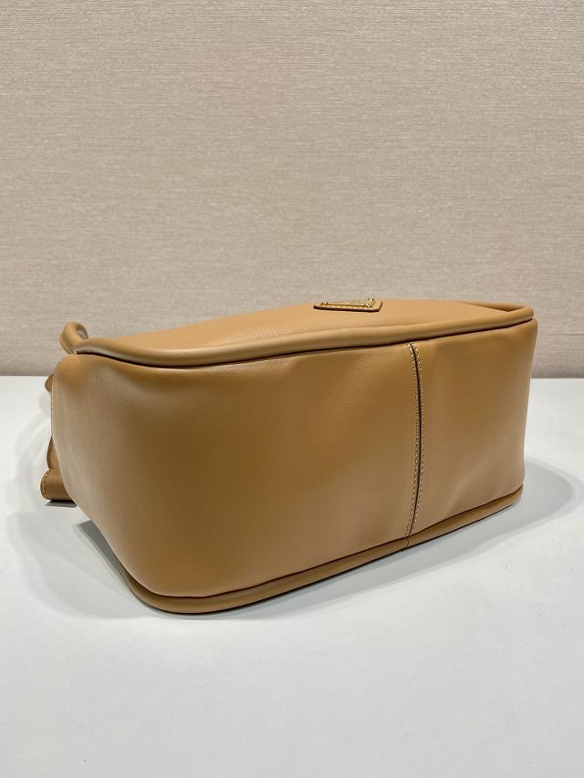 Prada original calfskin darling handbag 1BA451 caramel