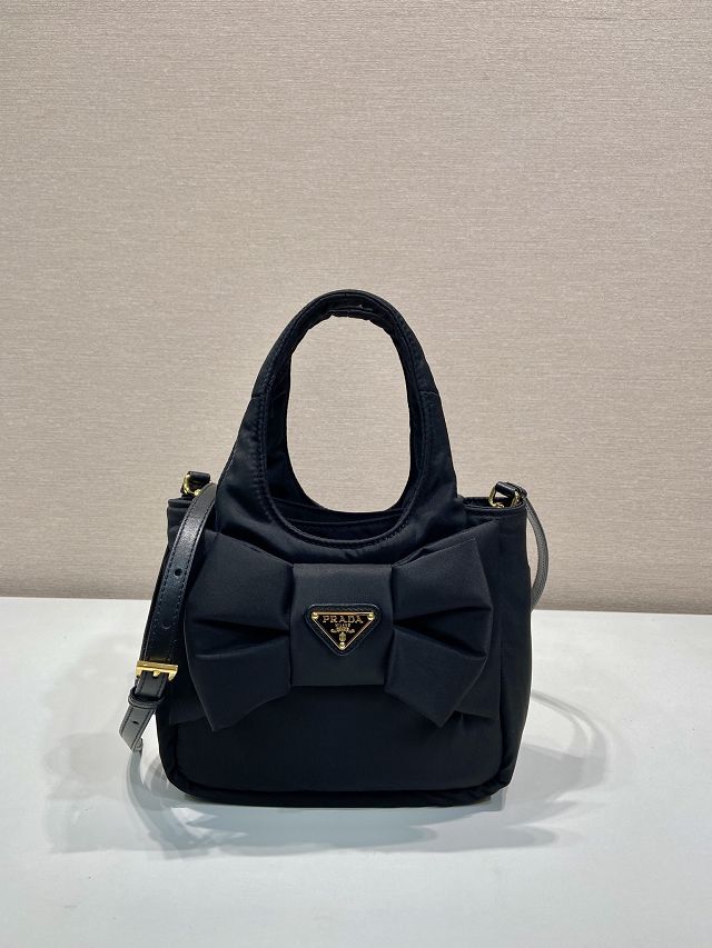 Prada original nylon mini tote bag 1BA359 black